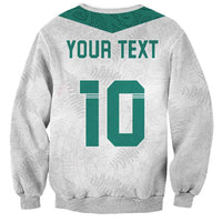 Custom New Zealand Football Sweatshirt Go All Silver Ferns - Towards World Cup 2026 LT03 - Polynesian Pride