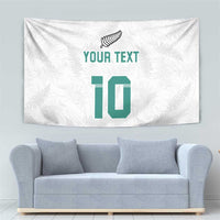 Custom New Zealand Football Tapestry Go All Silver Ferns - Towards World Cup 2026 LT03 - Polynesian Pride