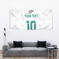 Custom New Zealand Football Tapestry Go All Silver Ferns - Towards World Cup 2026 LT03 - Polynesian Pride
