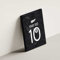 Custom New Zealand Rugby Canvas Wall Art All Silver Ferns Blacks
