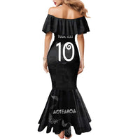 Custom New Zealand Rugby Mermaid Dress All Silver Ferns Blacks