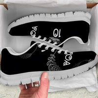 Custom New Zealand Rugby Sneakers All Silver Ferns Blacks