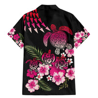 Hawaiian Hibiscus Turtle and Tropical Flower Family Matching Mermaid Dress and Hawaiian Shirt Sweet Vibe LT03 - Polynesian Pride