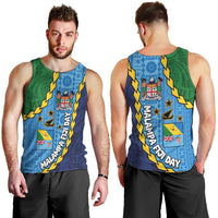 Malampa Fiji Day Men Tank Top National Symbols with Tapa Tribal and Polynesian Tattoo LT03 - Polynesian Pride