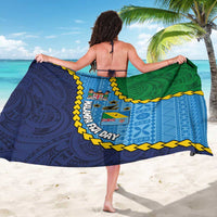 Malampa Fiji Day Sarong National Symbols with Tapa Tribal and Polynesian Tattoo LT03 - Polynesian Pride