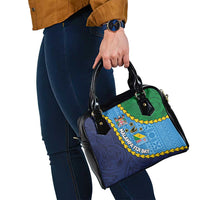 Malampa Fiji Day Shoulder Handbag National Symbols with Tapa Tribal and Polynesian Tattoo LT03 - Polynesian Pride