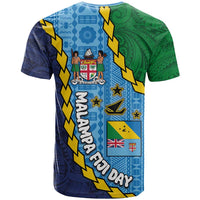 Malampa Fiji Day T Shirt National Symbols with Tapa Tribal and Polynesian Tattoo LT03 - Polynesian Pride