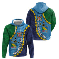 Malampa Fiji Day Zip Hoodie National Symbols with Tapa Tribal and Polynesian Tattoo LT03 - Polynesian Pride