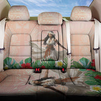 Woman Polynesian Tattoos Back Car Seat Cover Tropical Flower - Peach Fuzz Color LT03 One Size Peach Fuzz - Polynesian Pride