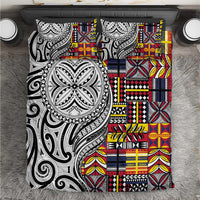 Niue Hiapo and Maori Decoration Tattoos Bedding Set - Polynesian Pride