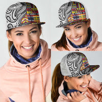 Niue Hiapo and Maori Decoration Tattoos Mesh Trucker Cap - Polynesian Pride