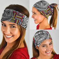 Niue Hiapo and Maori Decoration Tattoos Neck Gaiter - Polynesian Pride
