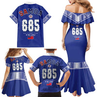 Toa Samoa Rugby Family Matching Mermaid Dress and Hawaiian Shirt Six Eight Five to The World LT03 - Polynesian Pride