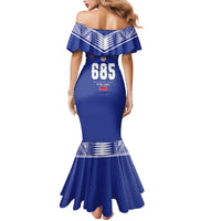 Toa Samoa Rugby Family Matching Mermaid Dress and Hawaiian Shirt Six Eight Five to The World LT03 - Polynesian Pride