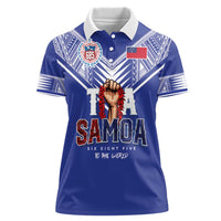 Toa Samoa Rugby Women Polo Shirt Six Eight Five to The World