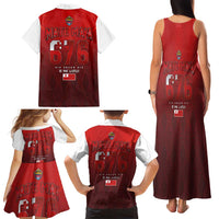 Mate Ma'a Tonga Rugby Family Matching Tank Maxi Dress and Hawaiian Shirt Six Seven Six to The World LT03 - Polynesian Pride