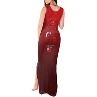 Mate Ma'a Tonga Rugby Tank Maxi Dress Six Seven Six to The World