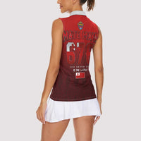 Mate Ma'a Tonga Rugby Women Sleeveless Polo Shirt Six Seven Six to The World LT03 - Polynesian Pride