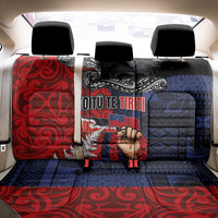 Aotearoa and Samoa Toitu Te Tiriti Back Car Seat Cover Honour the Treaty - Te Tiriti Is Us LT03 - Polynesian Pride