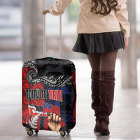 Aotearoa and Samoa Toitu Te Tiriti Luggage Cover Honour the Treaty - Te Tiriti Is Us LT03 - Polynesian Pride