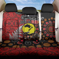 Aotearoa and Australia Toitu Te Tiriti Back Car Seat Cover Honour the Treaty - Te Tiriti Is Us LT03 One Size Black - Polynesian Pride