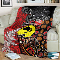 Aotearoa and Australia Toitu Te Tiriti Blanket Honour the Treaty - Te Tiriti Is Us LT03 - Polynesian Pride