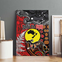 Aotearoa and Australia Toitu Te Tiriti Canvas Wall Art Honour the Treaty - Te Tiriti Is Us LT03 - Polynesian Pride