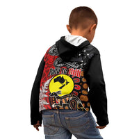 Aotearoa and Australia Toitu Te Tiriti Kid Hoodie Honour the Treaty - Te Tiriti Is Us LT03 - Polynesian Pride
