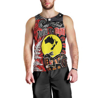 Aotearoa and Australia Toitu Te Tiriti Men Tank Top Honour the Treaty - Te Tiriti Is Us LT03 - Polynesian Pride