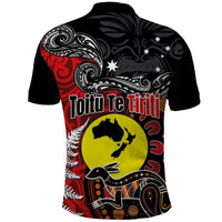 Aotearoa and Australia Toitu Te Tiriti Polo Shirt Honour the Treaty - Te Tiriti Is Us LT03 - Polynesian Pride