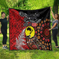Aotearoa and Australia Toitu Te Tiriti Quilt Honour the Treaty - Te Tiriti Is Us LT03 - Polynesian Pride