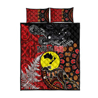 Aotearoa and Australia Toitu Te Tiriti Quilt Bed Set Honour the Treaty - Te Tiriti Is Us LT03 - Polynesian Pride