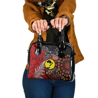 Aotearoa and Australia Toitu Te Tiriti Shoulder Handbag Honour the Treaty - Te Tiriti Is Us LT03 One Size Black - Polynesian Pride