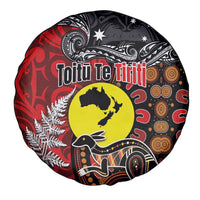 Aotearoa and Australia Toitu Te Tiriti Spare Tire Cover Honour the Treaty - Te Tiriti Is Us LT03 - Polynesian Pride