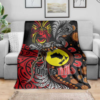 Aotearoa and Australia Toitu Te Tiriti Blanket Honour the Treaty - Stand Together Stand Stronger LT03 - Polynesian Pride