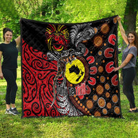 Aotearoa and Australia Toitu Te Tiriti Quilt Honour the Treaty - Stand Together Stand Stronger LT03 - Polynesian Pride