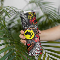 Aotearoa and Australia Toitu Te Tiriti Skinny Tumbler Honour the Treaty - Stand Together Stand Stronger LT03 - Polynesian Pride