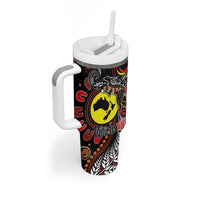 Aotearoa and Australia Toitu Te Tiriti Tumbler With Handle Honour the Treaty - Stand Together Stand Stronger LT03 - Polynesian Pride