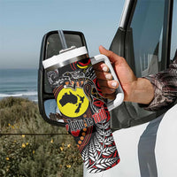 Aotearoa and Australia Toitu Te Tiriti Tumbler With Handle Honour the Treaty - Stand Together Stand Stronger LT03 - Polynesian Pride