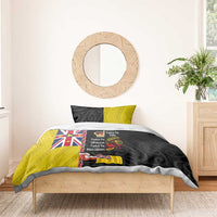 Aotearoa and Niue Toitu Te Tiriti Bedding Set Honour the Treaty - Fight Together Stand Together LT03 - Polynesian Pride