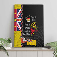 Aotearoa and Niue Toitu Te Tiriti Canvas Wall Art Honour the Treaty - Fight Together Stand Together LT03 - Polynesian Pride