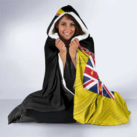 Aotearoa and Niue Toitu Te Tiriti Hooded Blanket Honour the Treaty - Fight Together Stand Together LT03 - Polynesian Pride