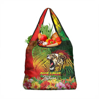 Hawaiian Reggae Grocery Bag Jawaiian One Love-Tribal Tatoos and Rastafari Lion LT03 1-pack One Size Multicolor - Polynesian Pride