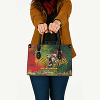 Hawaiian Reggae Leather Bag Jawaiian One Love-Tribal Tatoos and Rastafari Lion LT03 - Polynesian Pride