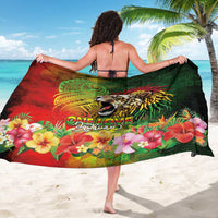 Hawaiian Reggae Sarong Jawaiian One Love-Tribal Tatoos and Rastafari Lion LT03 - Polynesian Pride