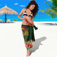 Hawaiian Reggae Sarong Jawaiian One Love-Tribal Tatoos and Rastafari Lion LT03 - Polynesian Pride