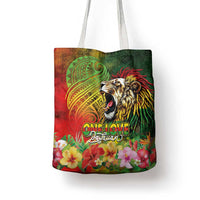Hawaiian Reggae Tote Bag Jawaiian One Love-Tribal Tatoos and Rastafari Lion LT03 - Polynesian Pride