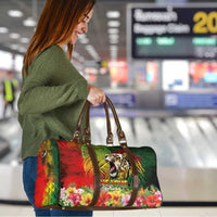 Hawaiian Reggae Travel Bag Jawaiian One Love-Tribal Tatoos and Rastafari Lion LT03 - Polynesian Pride