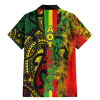 Aotearoa Reggae Family Matching Mermaid Dress and Hawaiian Shirt Maori Reggae-One Love LT03 - Polynesian Pride