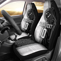 Custom Fiji and New Zealand Rugby Car Seat Cover Tapa Mix Maori Pattern LT03 - Polynesian Pride